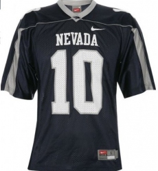 Nike Nevada Wolf Pack Colin Kaepernick 10 WAC Patch College Football Jerseys - Blue