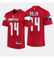 Louisville Cardinals Kyle Bolin College Football Red Jersey