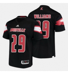 Louisville Cardinals Malik Williams College Football Black Jersey
