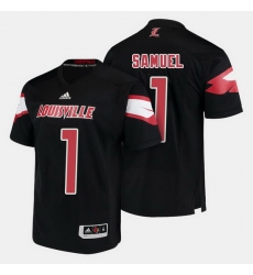 Louisville Cardinals Traveon Samuel College Football Black Jersey