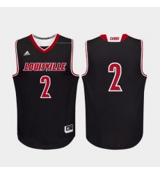Men Louisville Cardinals Black Replica College Basketball Adidas Jersey 0A
