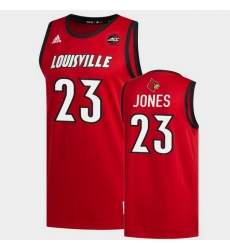 Men Louisville Cardinals Jazmine Jones Replica Red 2020 Draft Jersey
