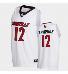 Men Louisville Cardinals Jj Traynor College Basketball White Swingman 2020 21 Jersey