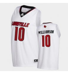 Men Louisville Cardinals Samuell Williamson College Basketball White Swingman 2020 21 Jersey