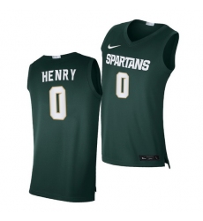 Michigan State Spartans Aaron Henry Green Alumni Limited Michigan State Spartans Jersey