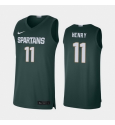 Michigan State Spartans Aaron Henry Green Limited Men'S Jersey