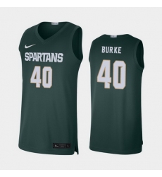 Michigan State Spartans Braden Burke Green Limited Men'S Jersey