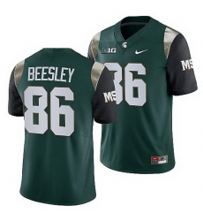 Michigan State Spartans Drew Beesley Green College Football Men Jersey