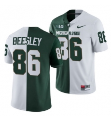 Michigan State Spartans Drew Beesley Michigan State Spartans Split Edition 2021 22 Jersey