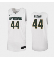Michigan State Spartans Gabe Brown White Replica Men'S Jersey