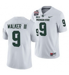 Michigan State Spartans Kenneth Walker Iii White 2021 Peach Bowl College Football Playoff Jersey