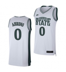 Michigan State Spartans Kyle Ahrens White Retro Limited Men'S Jersey