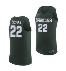 Michigan State Spartans Mady Sissoko Michigan State Spartans Replica Basketball Jersey