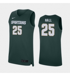 Michigan State Spartans Malik Hall Green Replica Men'S Jersey