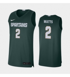 Michigan State Spartans Rocket Watts Green Limited Men'S Jersey