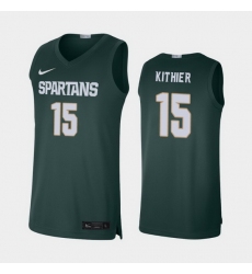 Michigan State Spartans Thomas Kithier Green Limited Men'S Jersey