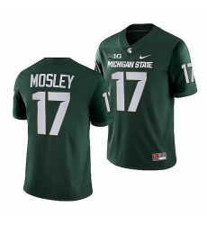 Michigan State Spartans Tre Mosley Green College Football Game Jersey