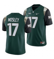 Michigan State Spartans Tre Mosley Green College Football Men Jersey