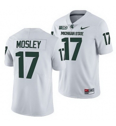 Michigan State Spartans Tre Mosley White Limited Men Jersey
