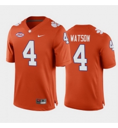 Clemson Tigers Deshaun Watson Orange Home Men'S Jersey