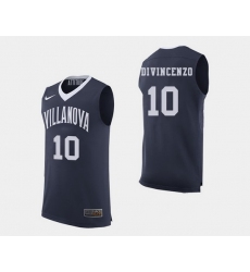 Men Villanova Wildcats Donte Divincenzo Navy College Basketball Jersey