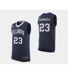 Men Villanova Wildcats Jermaine Samuels Navy College Basketball Jersey