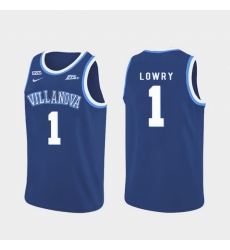 Men Villanova Wildcats Kyle Lowry Blue Authentic College Basketball Jersey