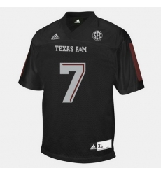 Men Texas A M Aggies Kenny Hill College Football Black Jersey