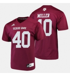 Men Texas A M Aggies Von Miller College Football Maroon Jersey