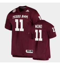 Men Texas A&M Aggies Kellen Mond Alumni Football Game Maroon Jersey