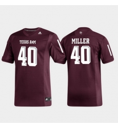 Men Texas A&M Aggies Von Miller 40 Maroon Replica Alumni Football Jersey