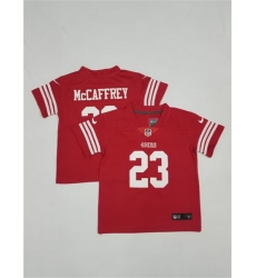 Toddlers-San-Francisco-49ers--2323-Christian-McCaffrey-Red-Vapor-Untouchable-Stitched-Football-Jersey-534-23451