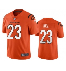 Nike Bengals 23 Daxton Hill Orange 2022 NFL Draft Vapor Untouchable Limited Jerse