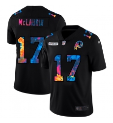 Washington Redskins 17 Terry McLaurin Men Nike Multi Color Black 2020 NFL Crucial Catch Vapor Untouchable Limited Jersey