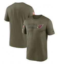 Men Arizona Cardinals Olive 2022 Salute To Service Legend Team T Shirt