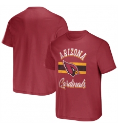 Men Arizona Cardinals Red X Darius Rucker Collection Stripe T Shirt