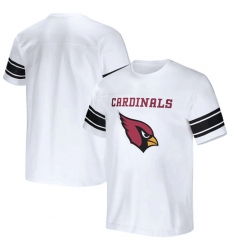 Men Arizona Cardinals White X Darius Rucker Collection Football Striped T Shirt