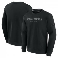 Men Fanatics Black Carolina Panthers Elements Unlimited Fleece Pullover Sweatshirt