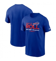 Men Buffalo Bills Royal 2024 AFC East Champions Locker Room Trophy Collection T Shirt