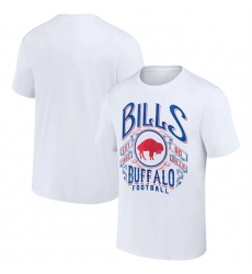 Men Buffalo Bills White X Darius Rucker Collection Vintage Football T Shirt