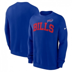 Men Nike Royal Buffalo Bills Club Pullover Sweatshirt