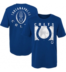 Men Indianapolis Colts Blue Preschool Liquid Camo Logo T Shirt
