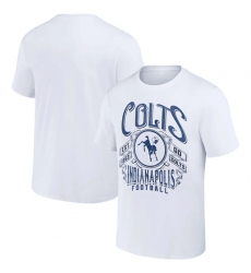 Men Indianapolis Colts White X Darius Rucker Collection Vintage Football T Shirt