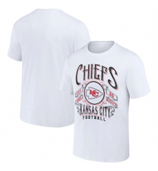 Men Kansas City Chiefs White X Darius Rucker Collection Vintage Football T Shirt