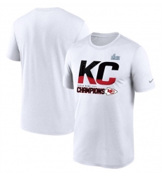 Men's Kansas City Chiefs White Super Bowl LVII Champions Local T-Shirt