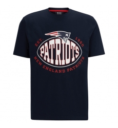 Men New England Patriots Navy BOSS X Trap T Shirt