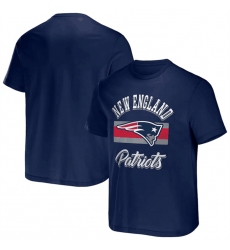 Men New England Patriots Navy X Darius Rucker Collection Stripe T Shirt