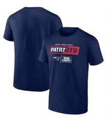 Men New England Patriots Navyx Bud Light T Shirt