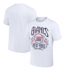 Men New York Giants White X Darius Rucker Collection Vintage Football T Shirt