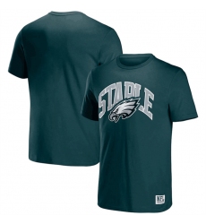 Men Philadelphia Eagles X Staple Green Logo Lockup T Shirt